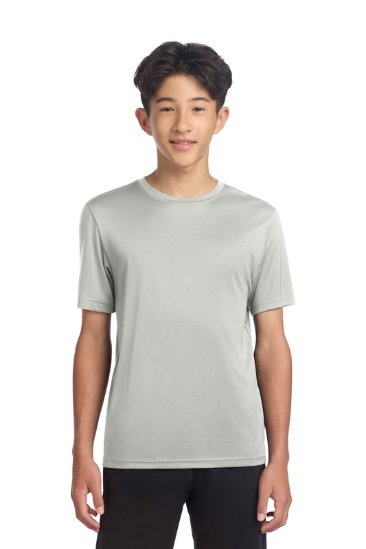 Sport-Tek Youth PosiCharge Re-Compete Tee YST720 Silver