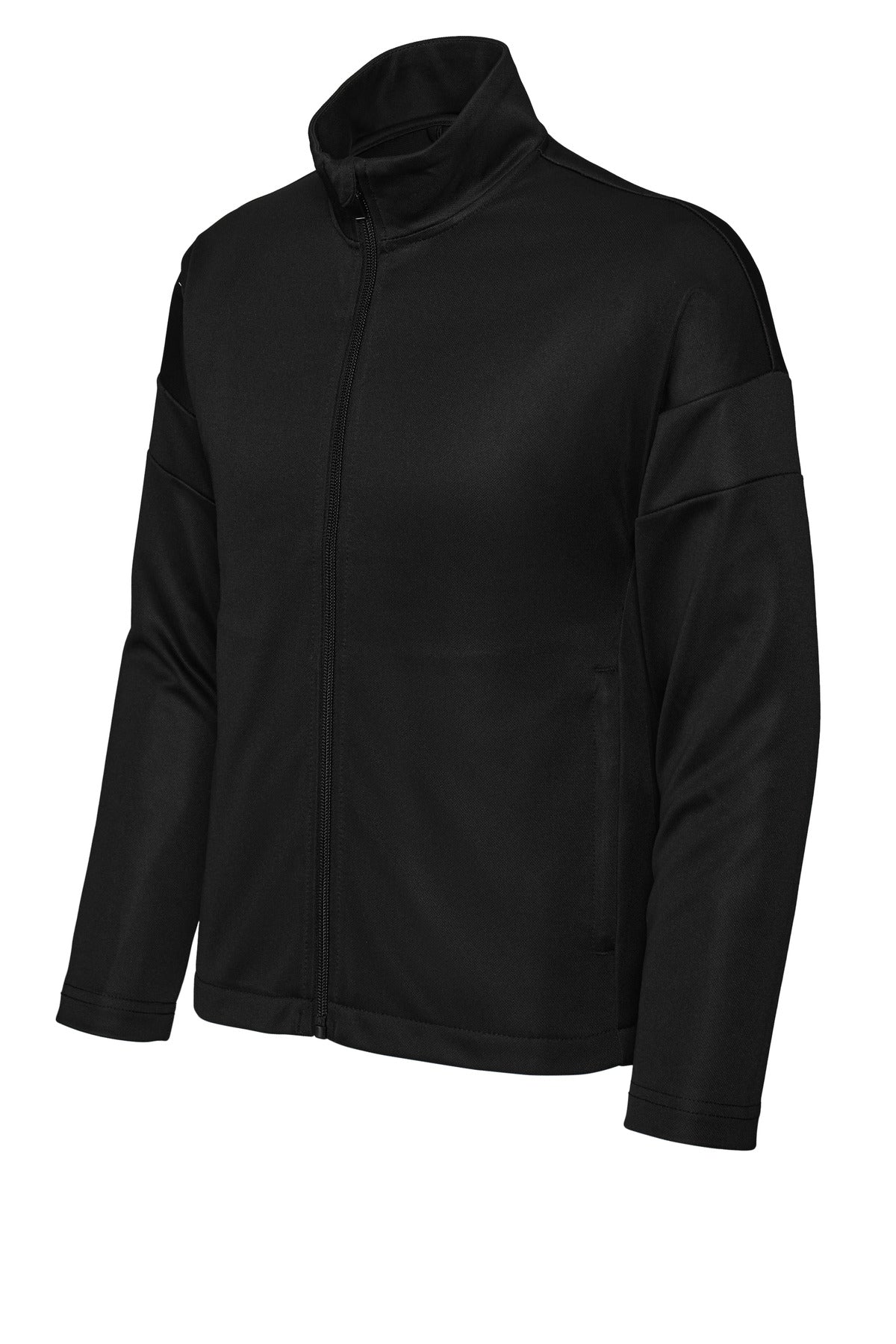 Sport-Tek Youth Travel Full-Zip Jacket YST800 Black/ Black