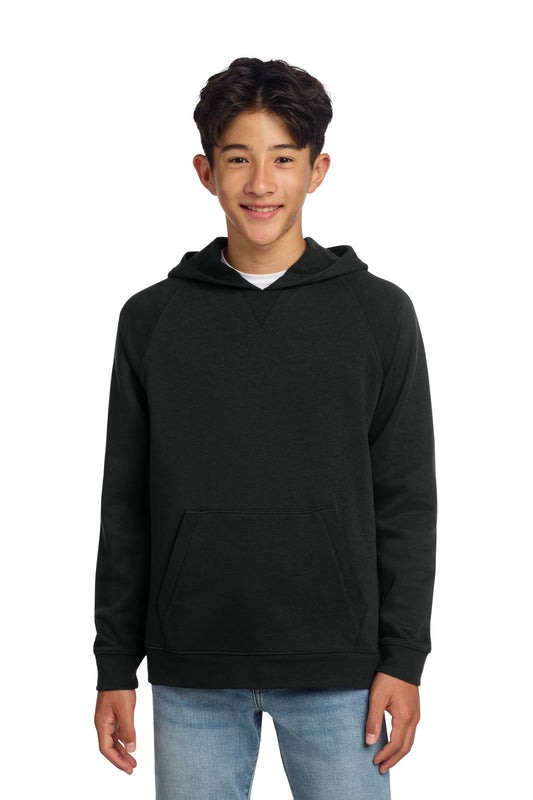 Sport-Tek Youth Drive Fleece Pullover Hoodie YSTF200 Black