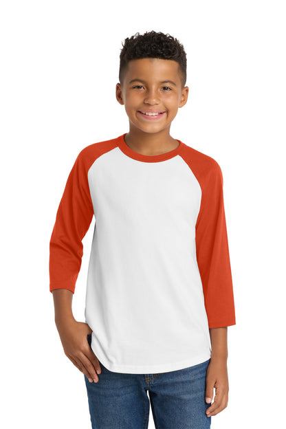 Sport-Tek Youth Colorblock Raglan Jersey