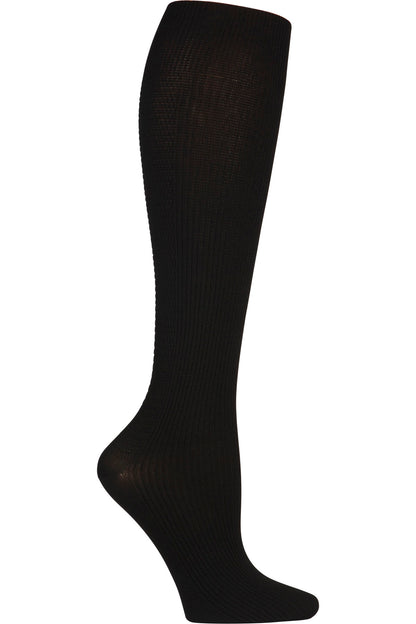 Legwear YTSSOCK1 Women's 4 single pair of Support Socks Black
