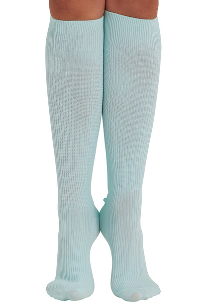 Cherokee Legwear YTSSOCK1 Women's 4 single pair of Support Socks Crystal Beach