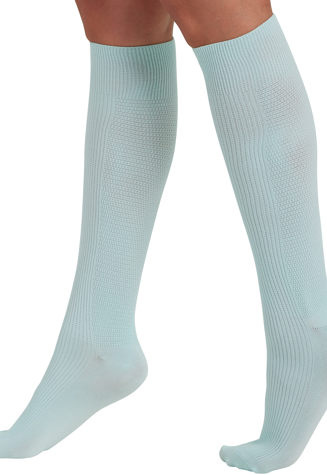 Cherokee Legwear YTSSOCK1 Women's 4 single pair of Support Socks Crystal Beach