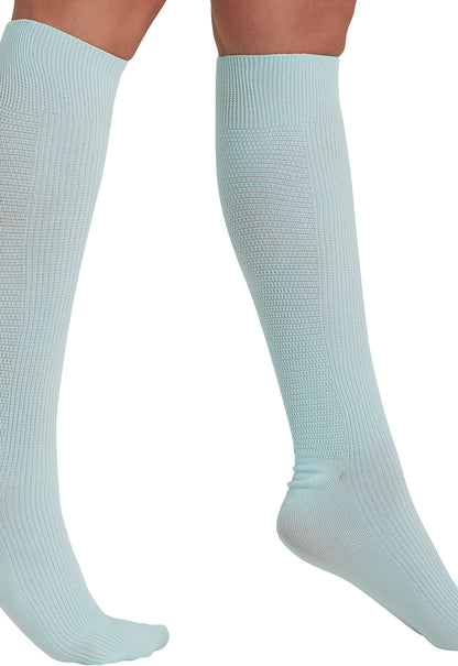 Cherokee Legwear YTSSOCK1 Women's 4 single pair of Support Socks Crystal Beach