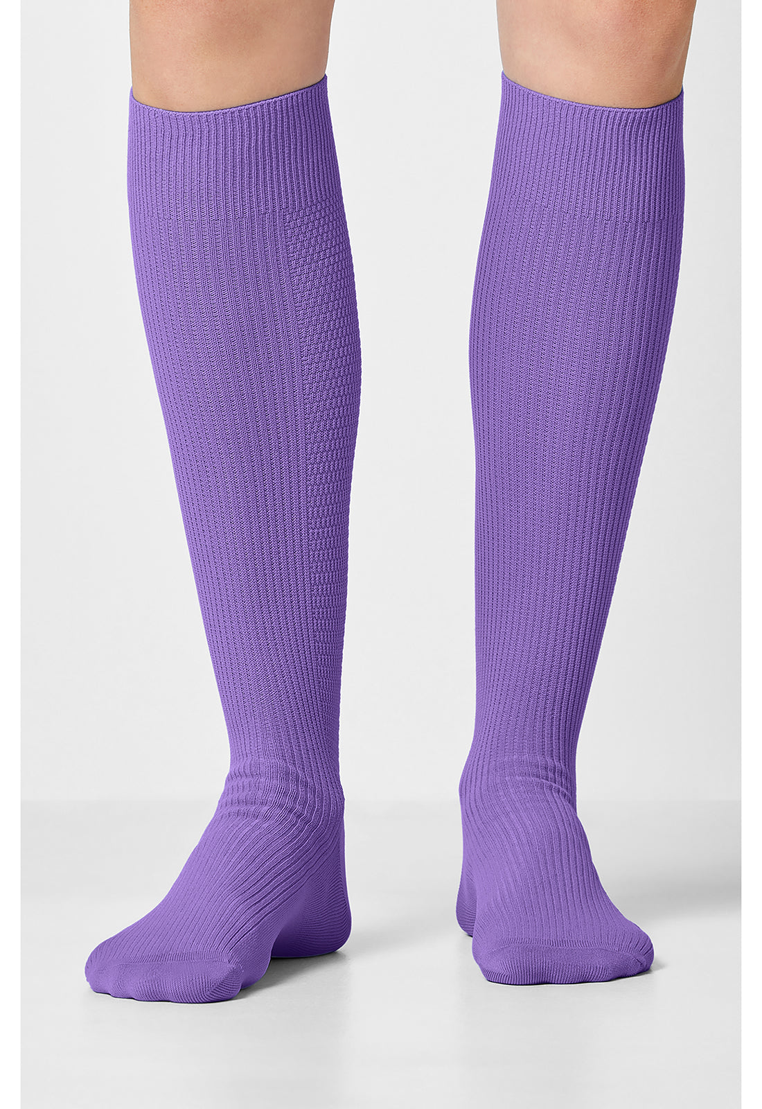 Legwear YTSSOCK1 Women's 4 single pair of Support Socks Lilac Bloom