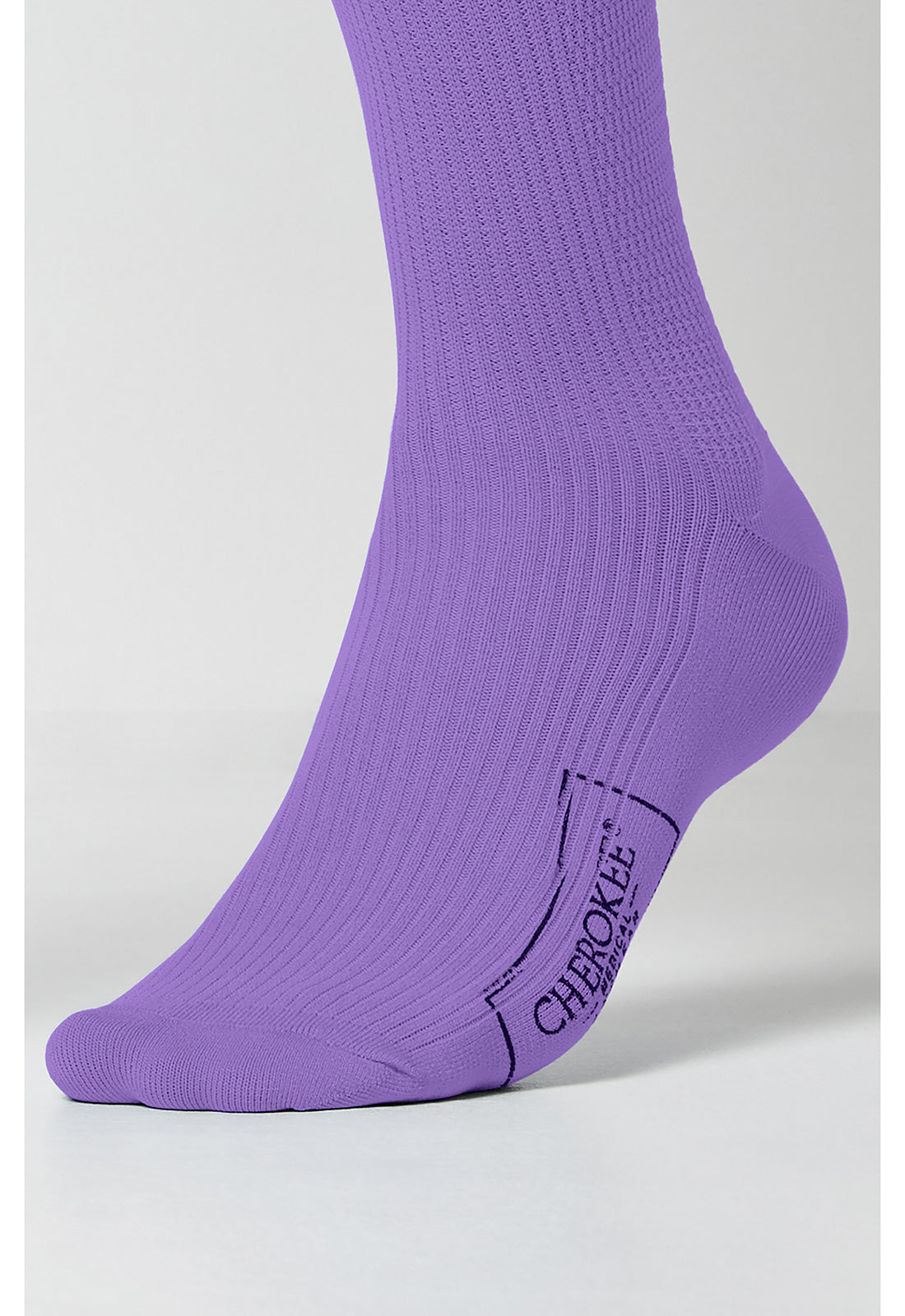 Legwear YTSSOCK1 Women's 4 single pair of Support Socks Lilac Bloom