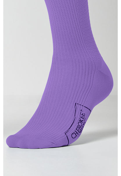 Legwear YTSSOCK1 Women's 4 single pair of Support Socks Lilac Bloom