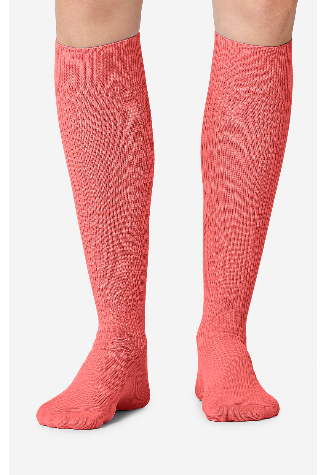Legwear YTSSOCK1 Women's 4 single pair of Support Socks True Coral