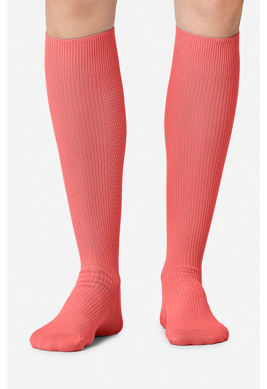 Legwear YTSSOCK1 Women's 4 single pair of Support Socks True Coral