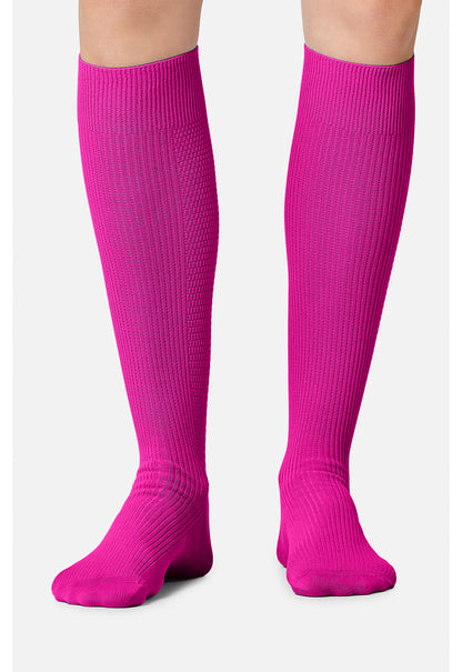 Legwear YTSSOCK1 Women's 4 single pair of Support Socks Tropical Hibiscus