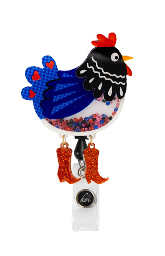 Essentials A156 koi Shaker Badges Chicken Boots