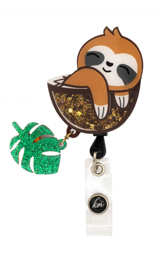 Essentials A156 koi Shaker Badges Sloth