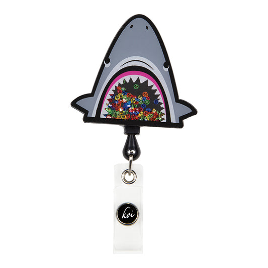 Essentials A156 koi Shaker Badges Shark