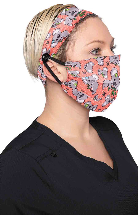Basics A162 Fashion Mask + Headband Set Koala Express