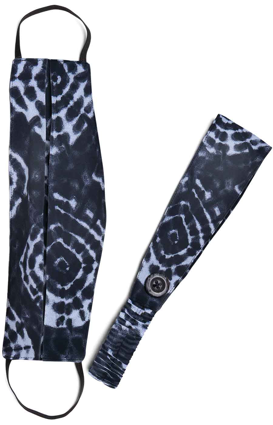 Classics A162 Fashion Mask + Headband Set Tribal Tie Dye