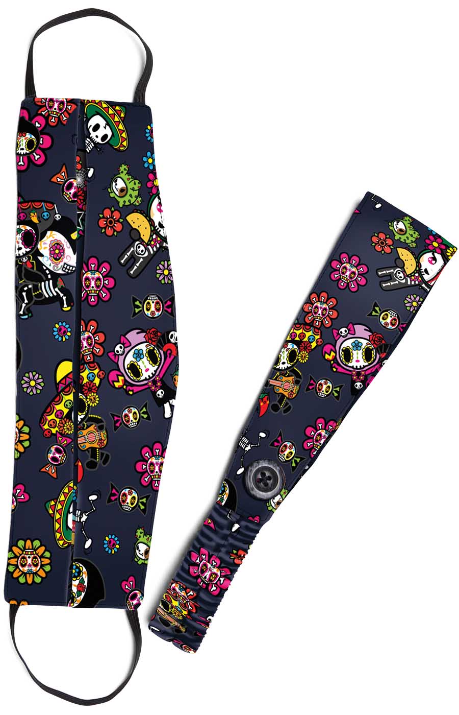 tokidoki A163 Fashion Mask + Headband Set Day of the Dead