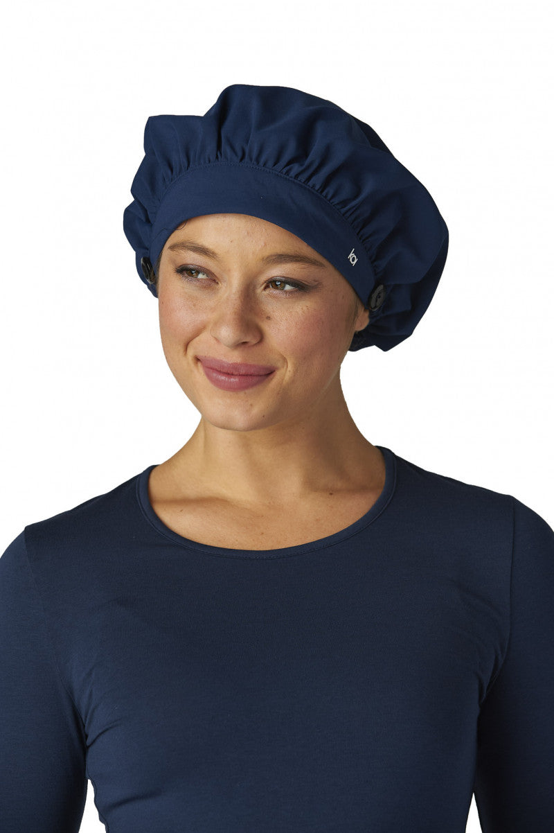 Essentials A174 Bouffant Cap Navy
