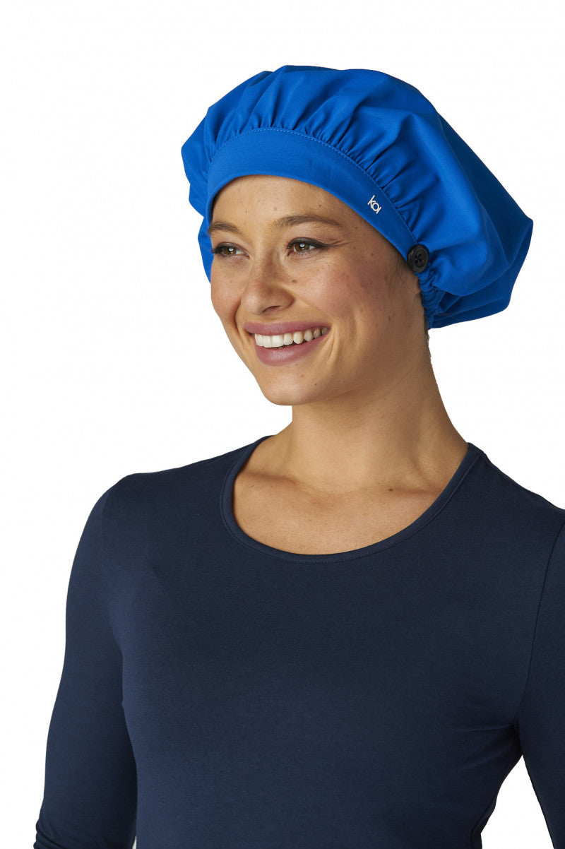 Essentials A174 Bouffant Cap Royal Blue