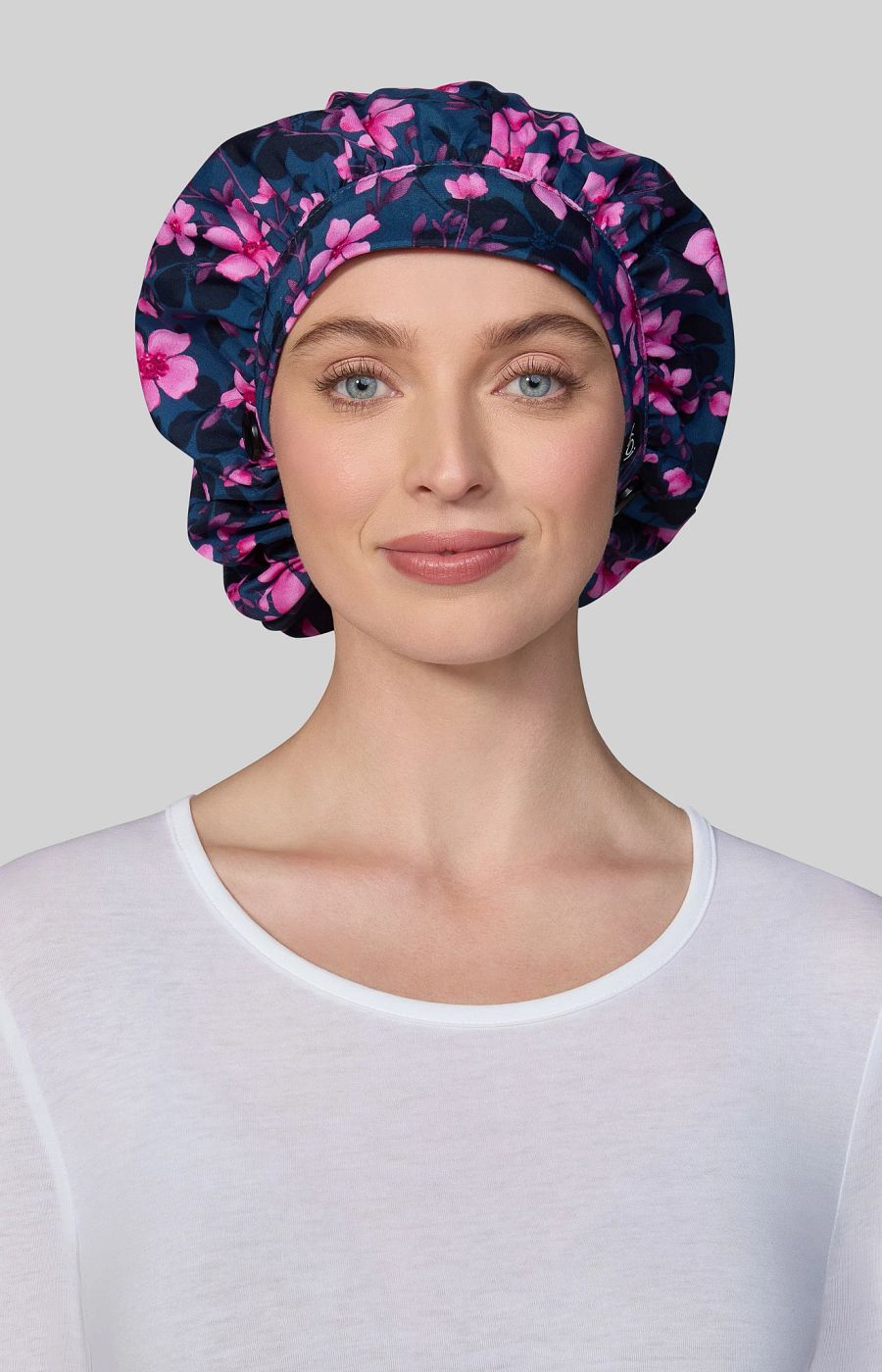 Print Essentails bouffant scrub cap Petal and Blooms