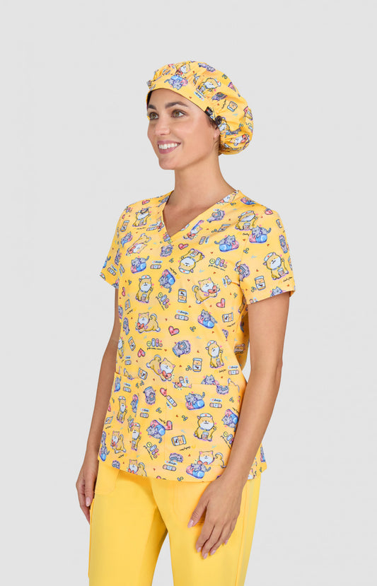 Artist Series A174PRA Bouffant Cap Medical Cuties