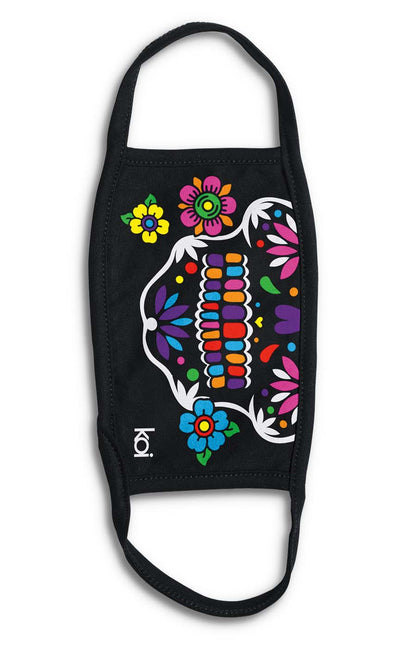 Classics A175 Knit Fashion Mask Day of The Dead Rainbow