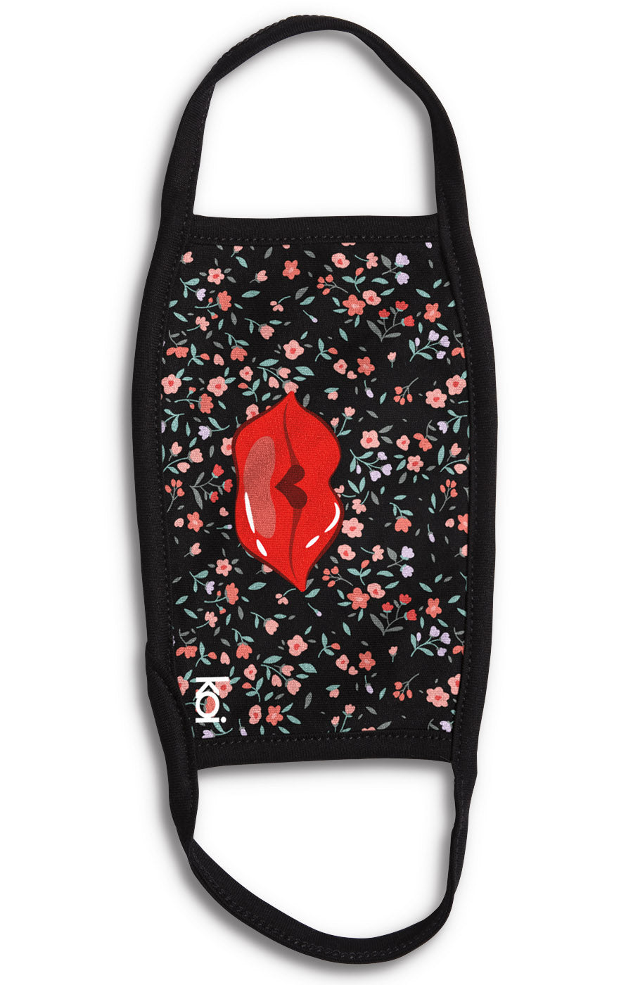 Classics A175 Knit Fashion Mask Floral Lips