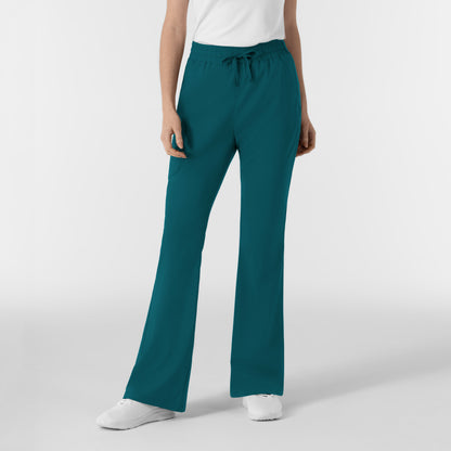 Boundless 5551 Women's Flare Leg Scrub Pants Caribbean