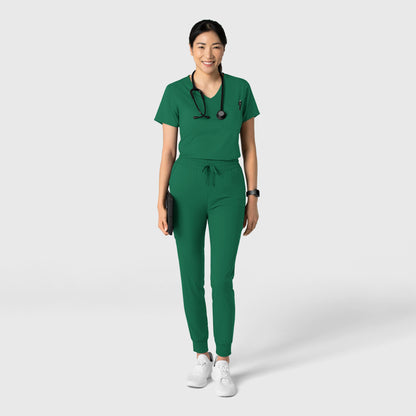 Boundless 6151 Tuck-In Scrub Top Hunter Model Image Alternate | Wink