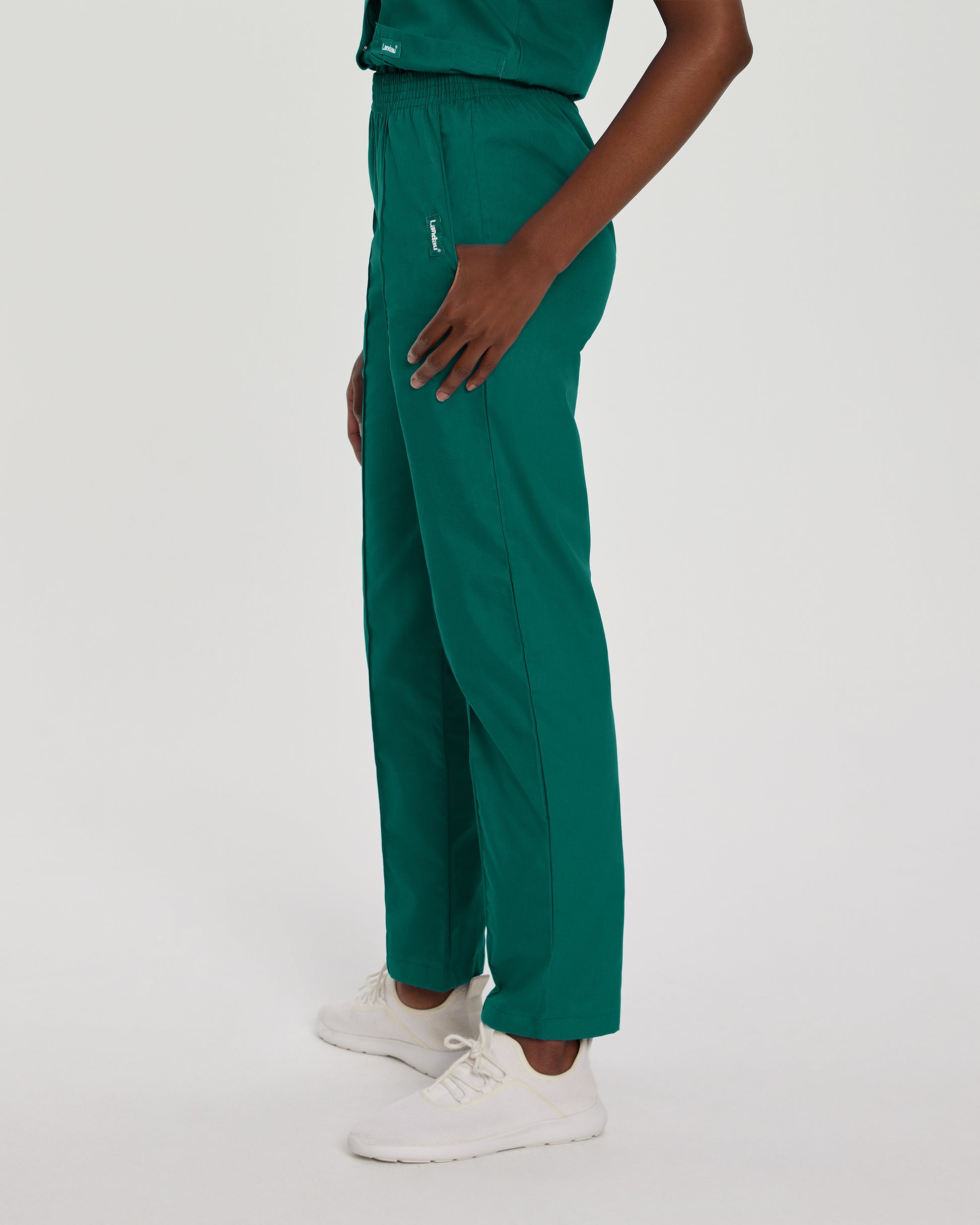 Essentials 8320 Women's Scrub Pants Hunter Green Image