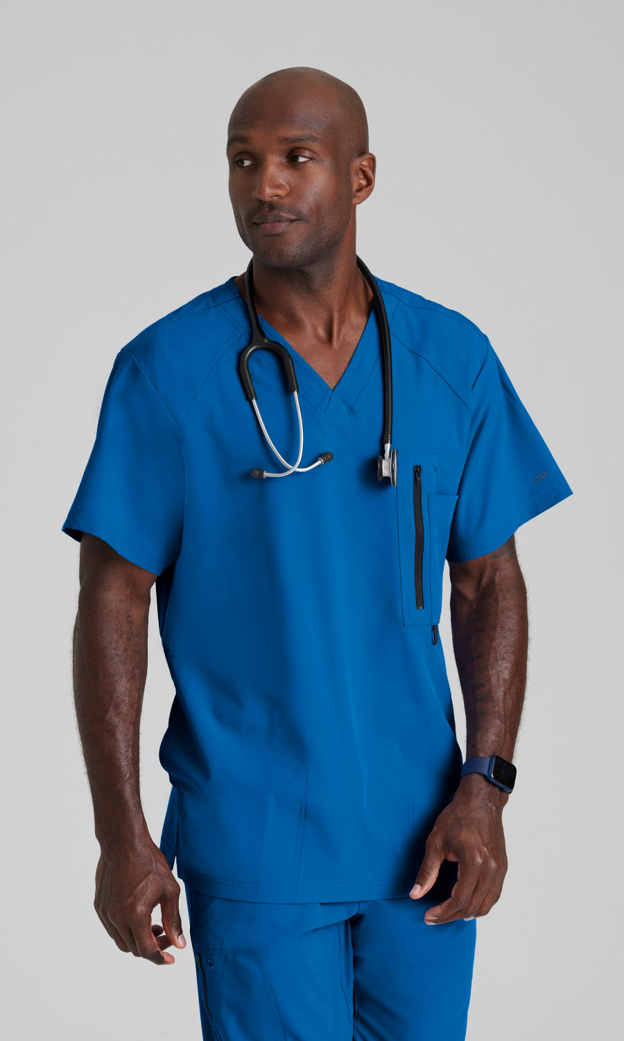 Barco One 0115 Amplify Scrub Top New Royal