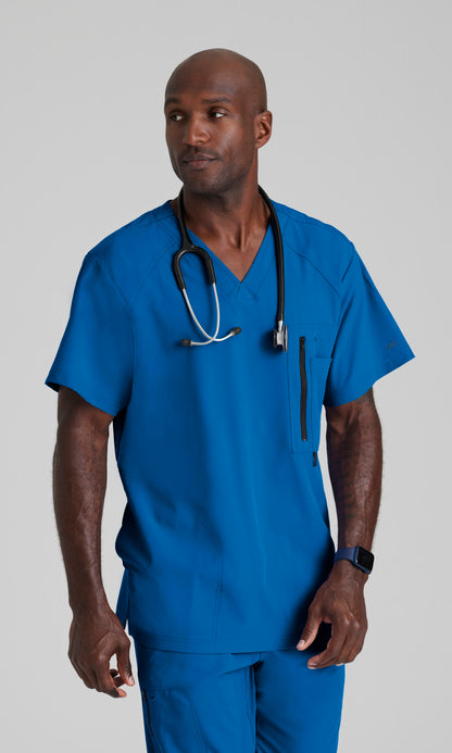Barco One 0115 Amplify Scrub Top New Royal