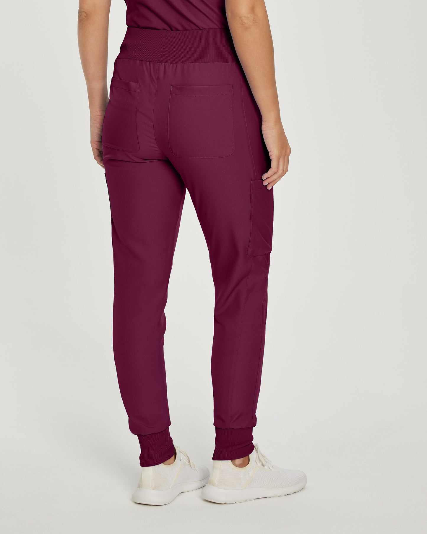 Forward LB401 Women's Jogger Scrub Pants Wine Image