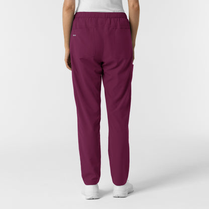 NURTUR 5280 Women's Slim Leg Scrub Pants Wine