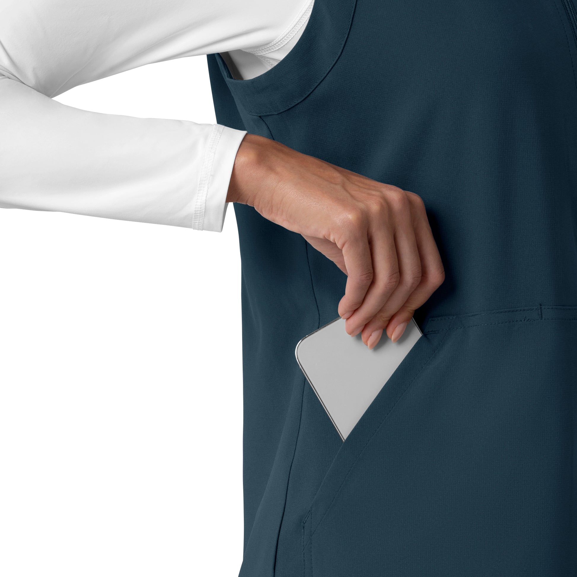 Force Cross-Flex C82510 Women's Lightweight Scrub Vest Navy