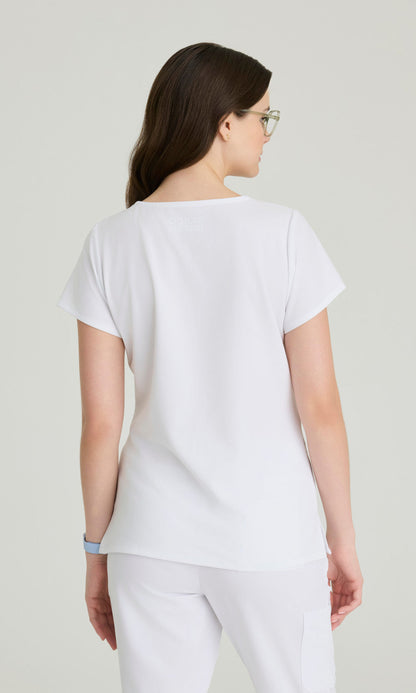 Barco Unify BUT167 Purpose Scrub Top White