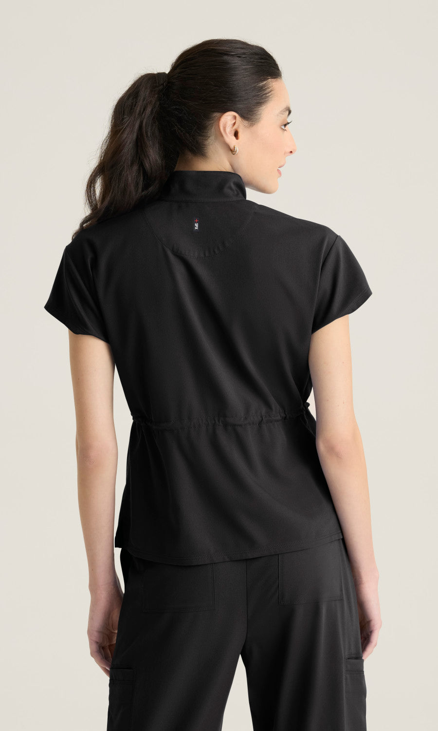 Grey's Anatomy Stretch GRST324 Nina Top Black - back