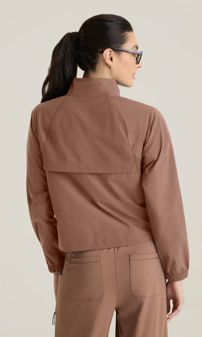 Grey's Anatomy Knits GRSJ940 Crystal Jacket Brownstone - back