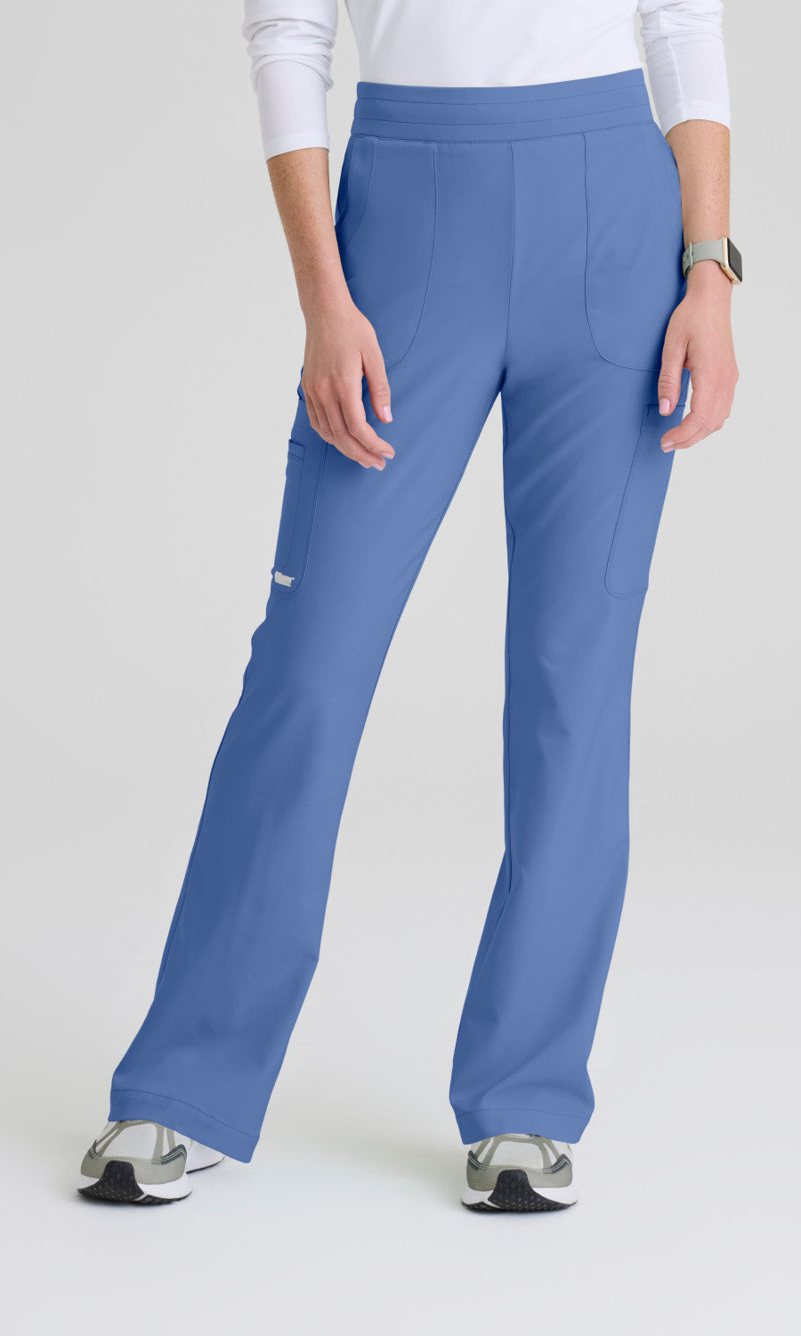 Grey's Anatomy Evolve GSSP729 Sky Pant Ciel Blue - front