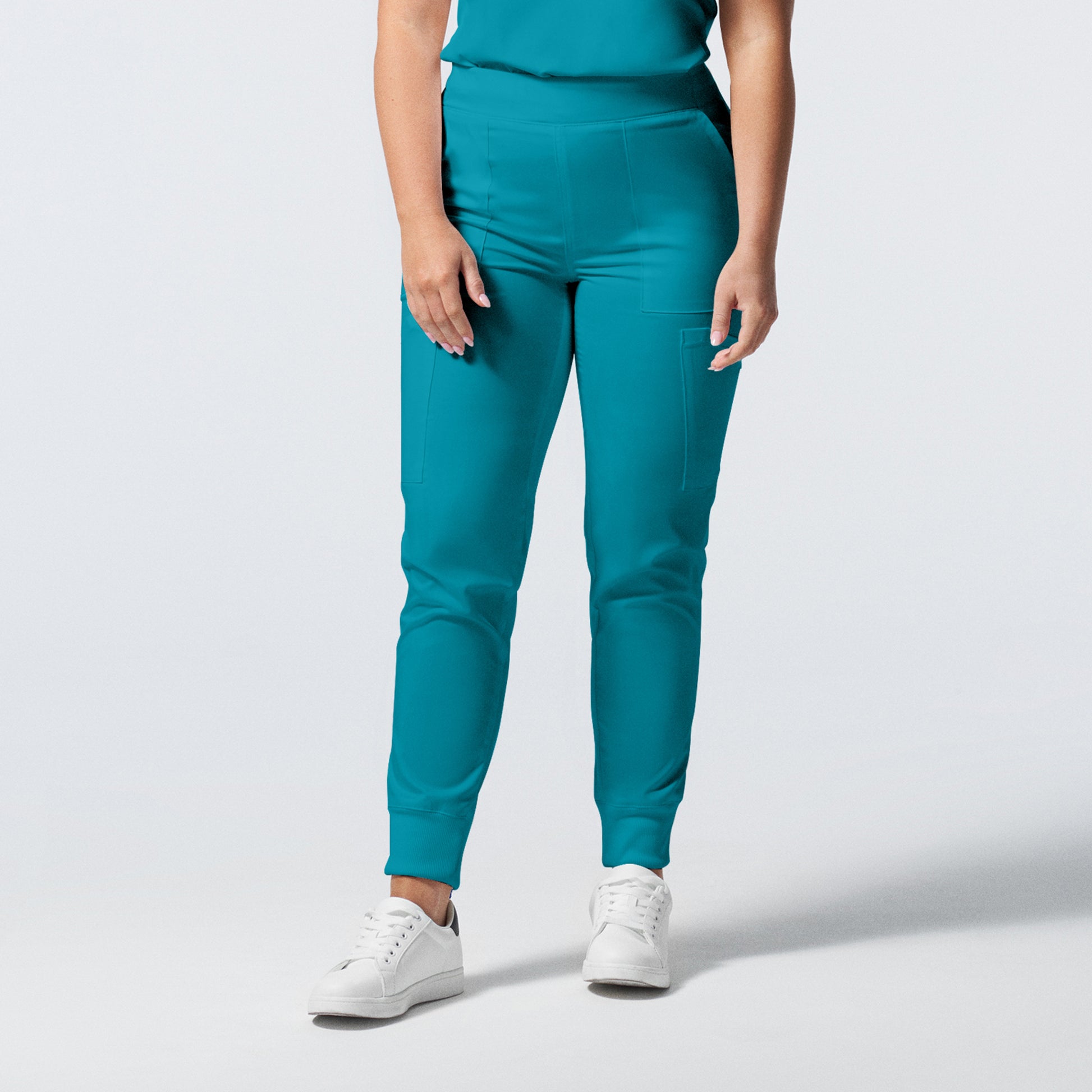 ProFlex LB406 Women's Jogger Scrub Pants Teal Image