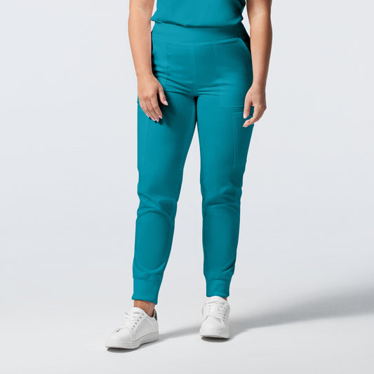 ProFlex LB406 Women's Jogger Scrub Pants Teal Image