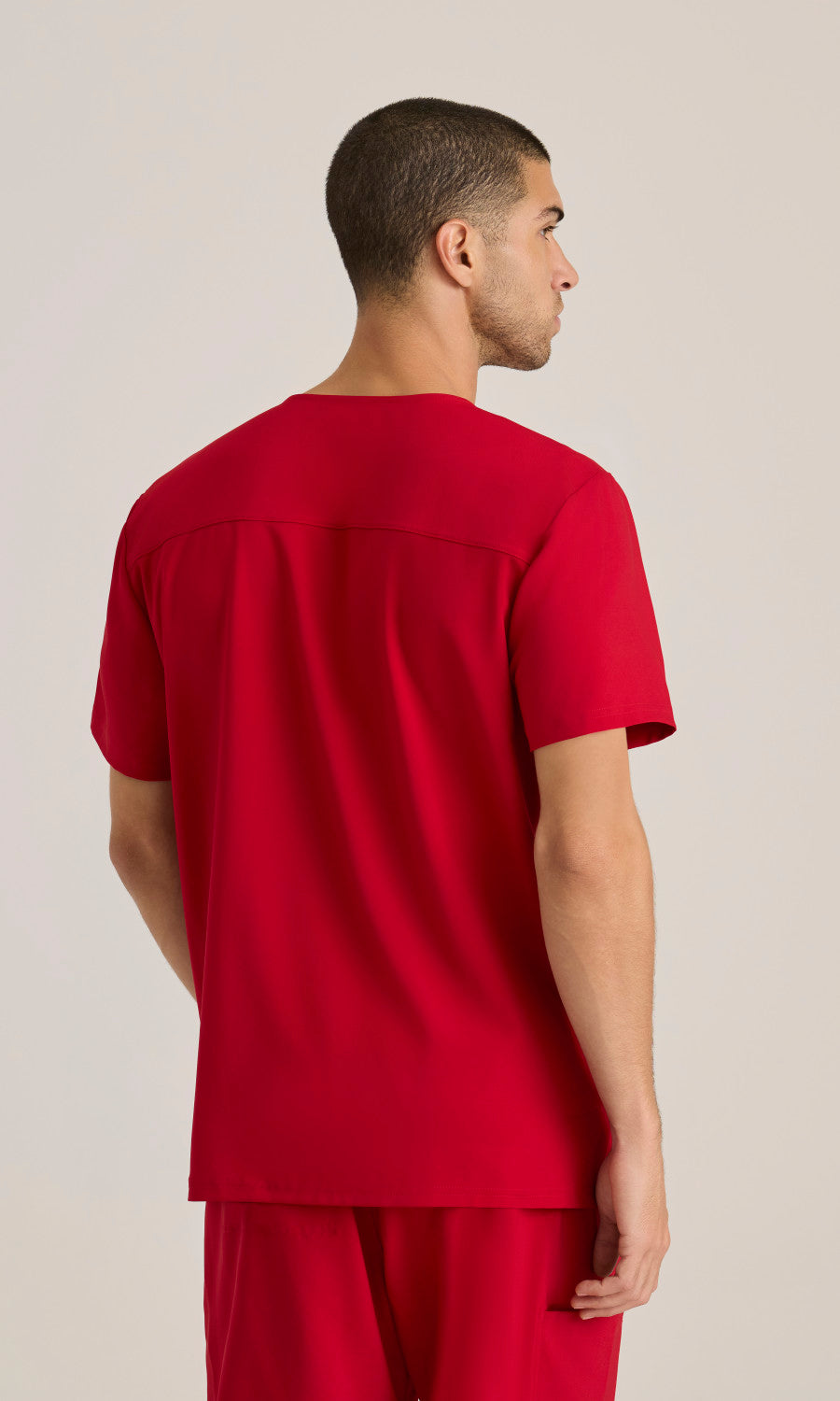 Grey's Anatomy Evolve GSST179 Journey Scrub Top True Red