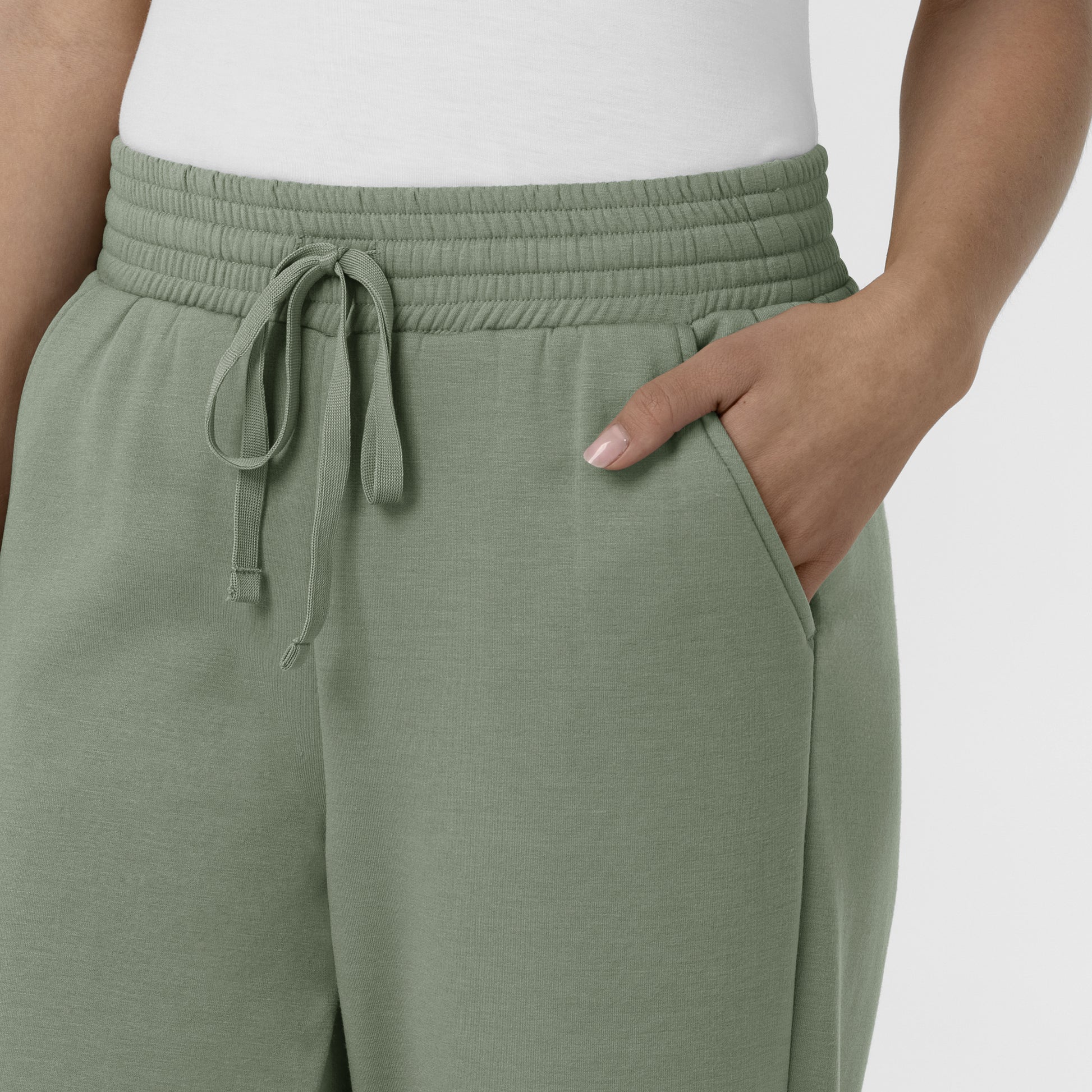 Unwind & Lounge 5189 Women's Wide Leg Pants Sage