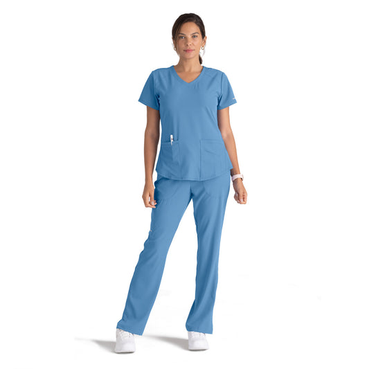 Skechers SK101 Breeze Scrub Top Ciel Blue