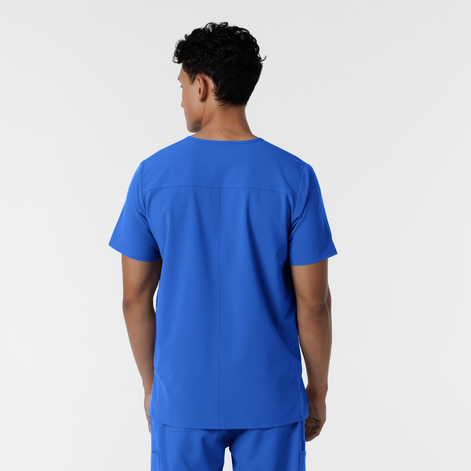 NURTUR 6380 Men's V-Neck Scrub Top Royal