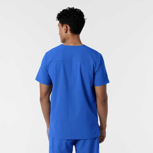 NURTUR 6380 Men's V-Neck Scrub Top Royal