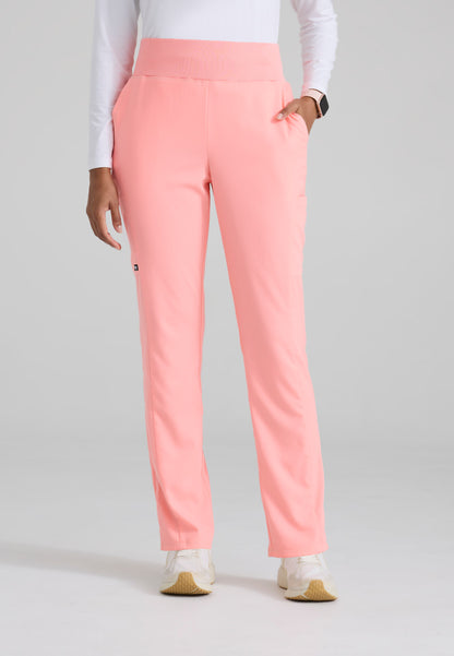 Greys Anatomy Stretch GRSP692 Renee Scrub Pants Bright Papaya