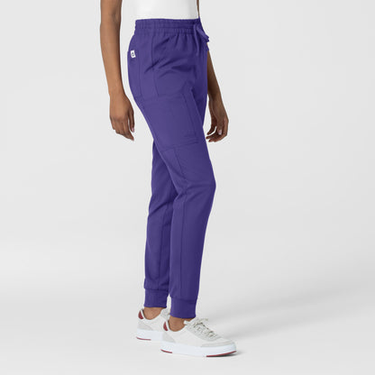 Thrive 5122 Cargo Jogger Scrub Pants Grape Model Image Right Side | Wink