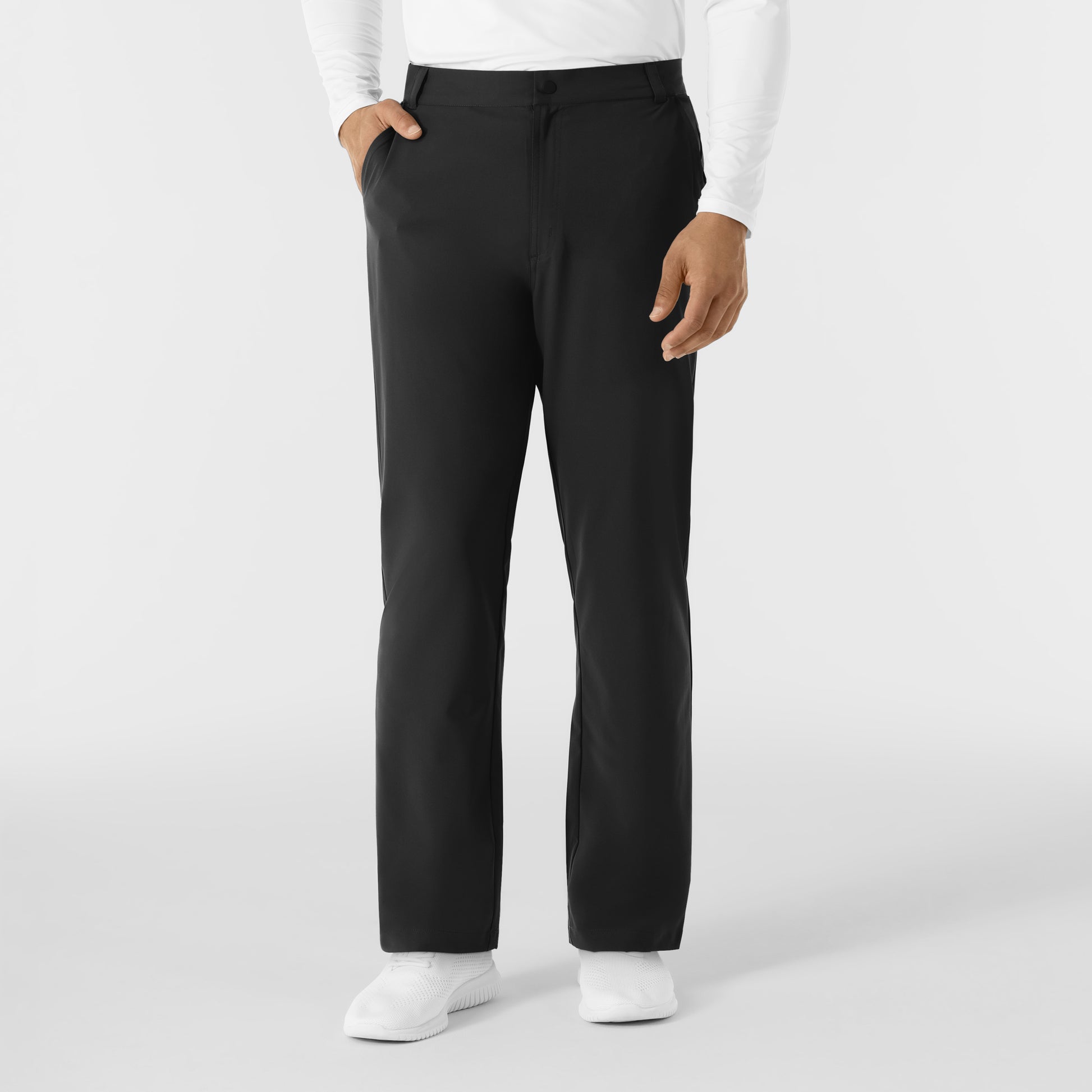 NURTUR 5580 Men’s Scrub Chino Pants Black