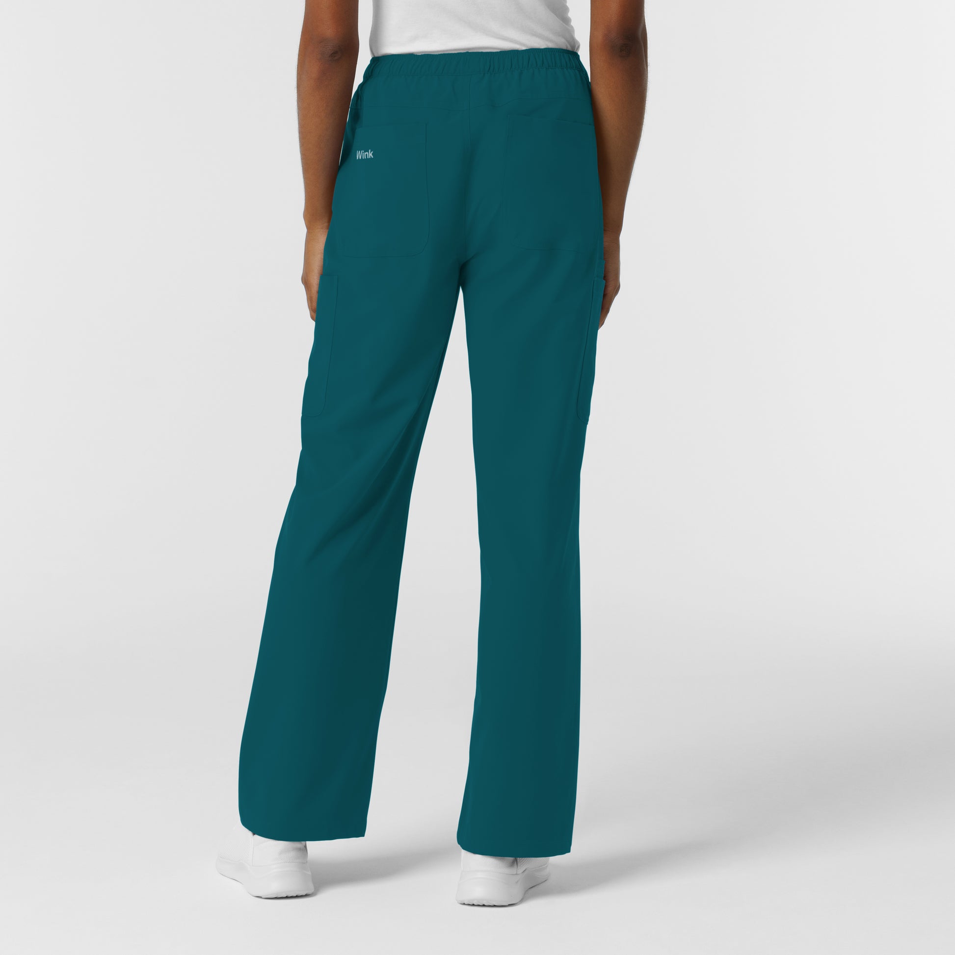 NURTUR 5180 Women's Straight Leg Cargo Scrub Pants Caribbean