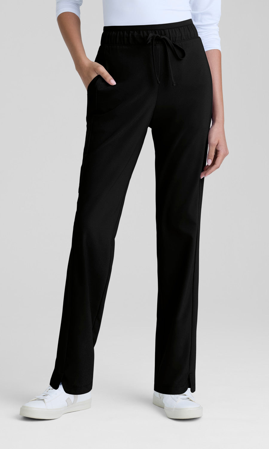 Grey's Anatomy Evolve GSSP755 Nature Pant Black - front